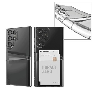 Transparent Double Card Pocket Jelly Case-iPhone 15 14 13 12/Plus/Pro/Pro/Pro Max/Mini/ SE3 SE27 / Select Model