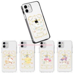Sanrio Cooking Transparent Jelly Case-Mive Kids Phone AT-M130/ LG Velvet V50S V50/ Select models