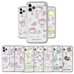 Sanrio Bath Transparent Jelly Case-Mive Kids Phone AT-M130/ LG Velvet V50S V50 Q92 Q52 Q51 Q51 Q31/Model Selection